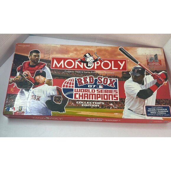 Parker Brothers Other - Collectible Monopoly Red Sox Edition 2005 MLB Board Game Y2K collectors edition